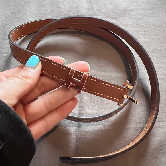 Hermes Pop H 15 Belt in Gold - Picture 4 of 5